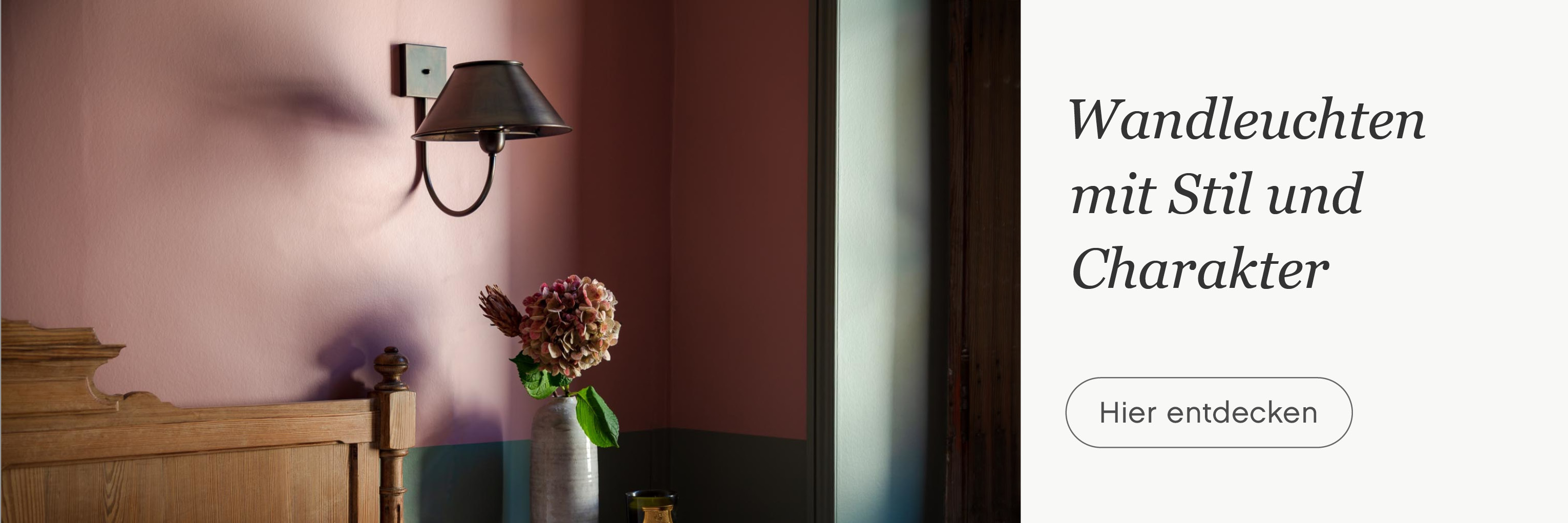 Exklusive Wandleuchte