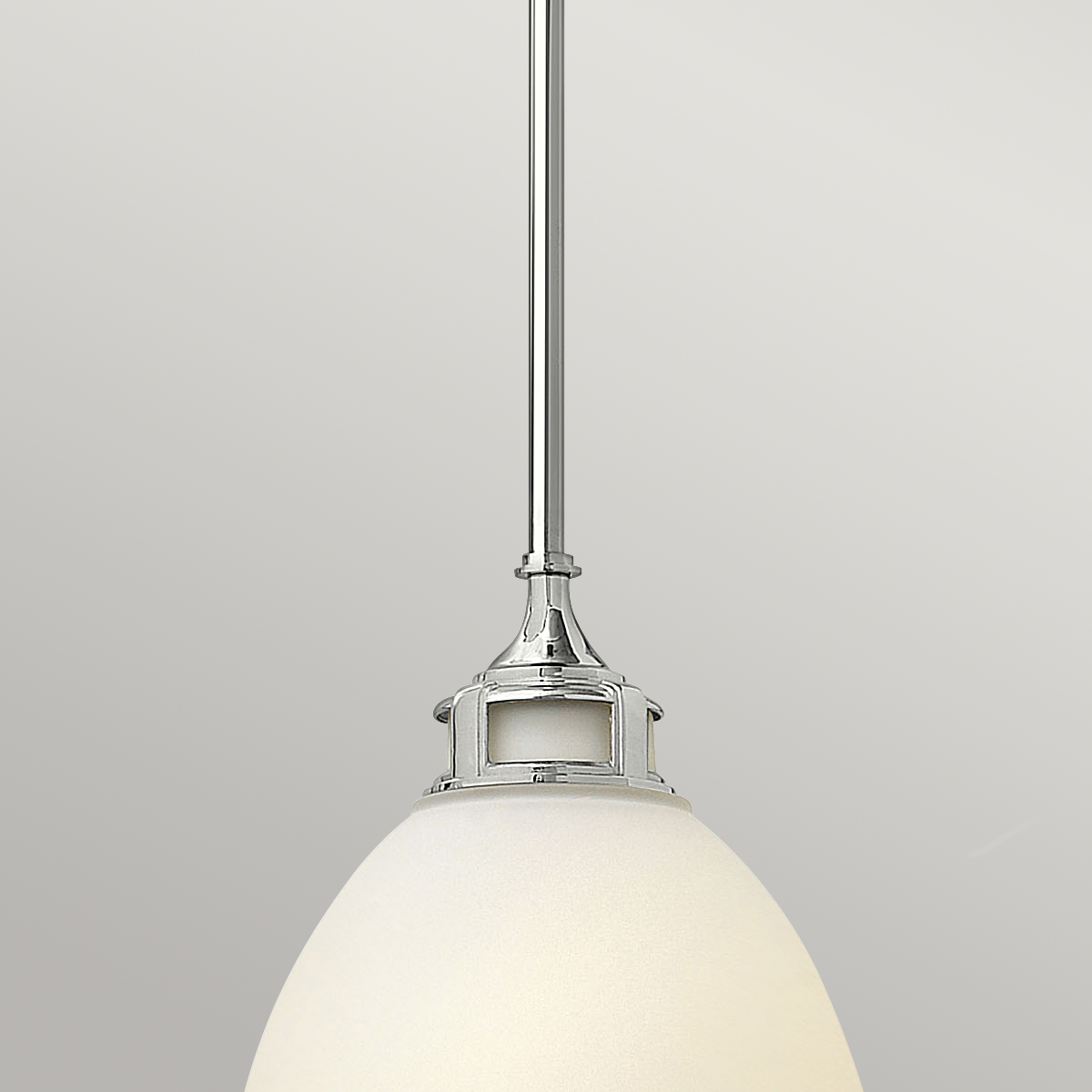 Bild 7: Chrom Klassische Vintagestil-Pendelleuchte aus Stahl: Chrom