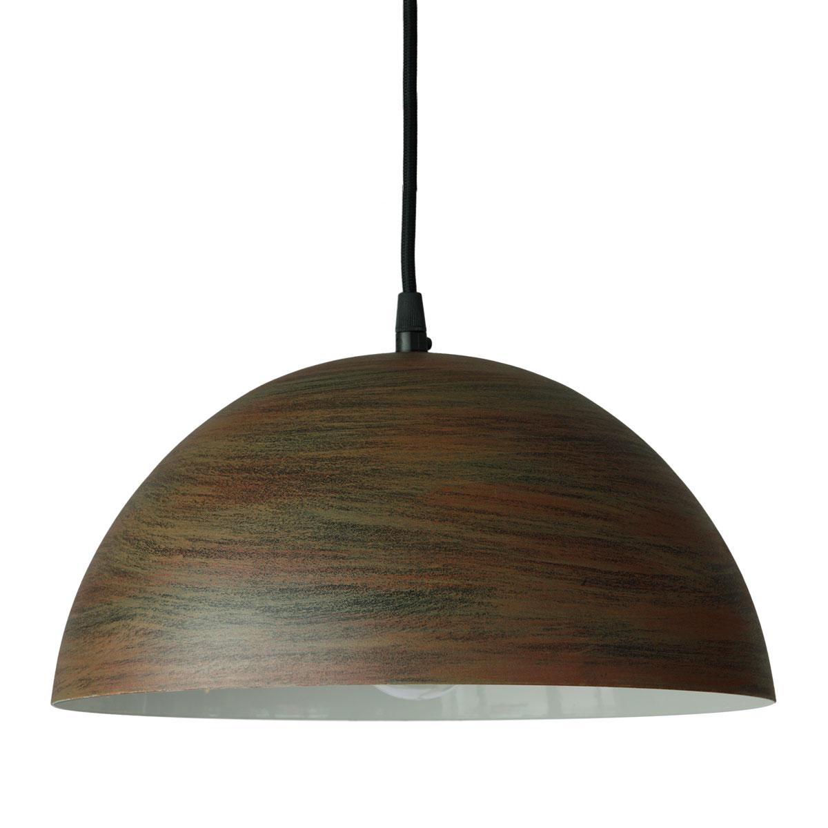 Simple hemispheric pendant lamp, Ø 33 cm