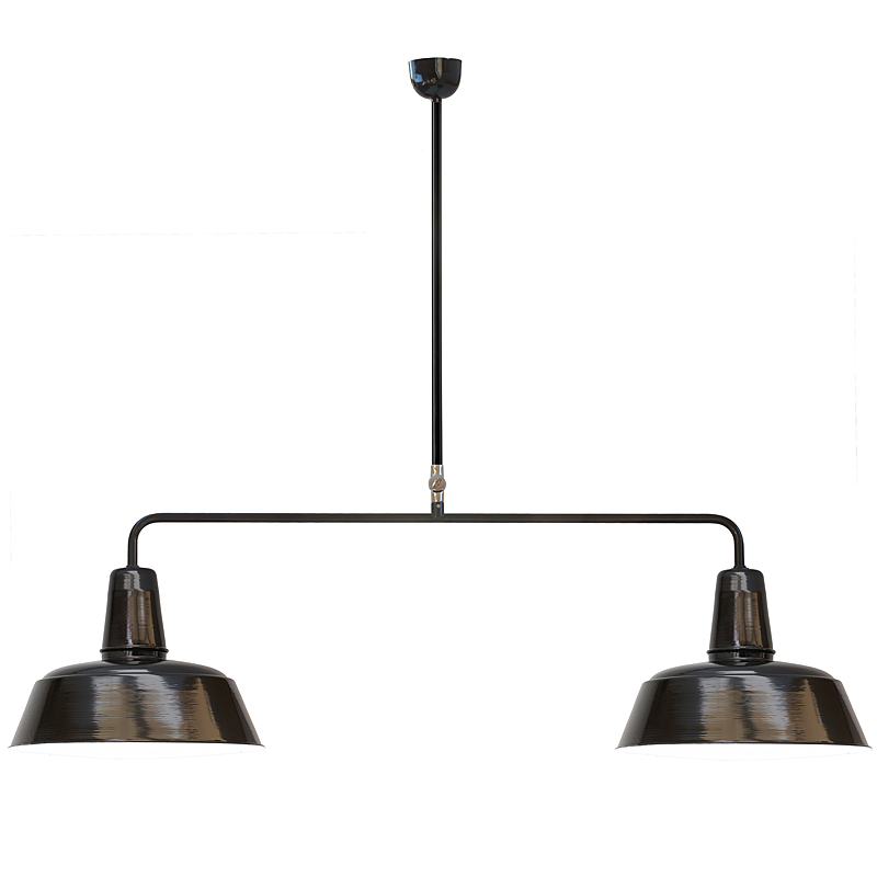 BERLIN II Double pendulum lamp in industrial design BERLIN II Double pendulum lamp in industrial design
