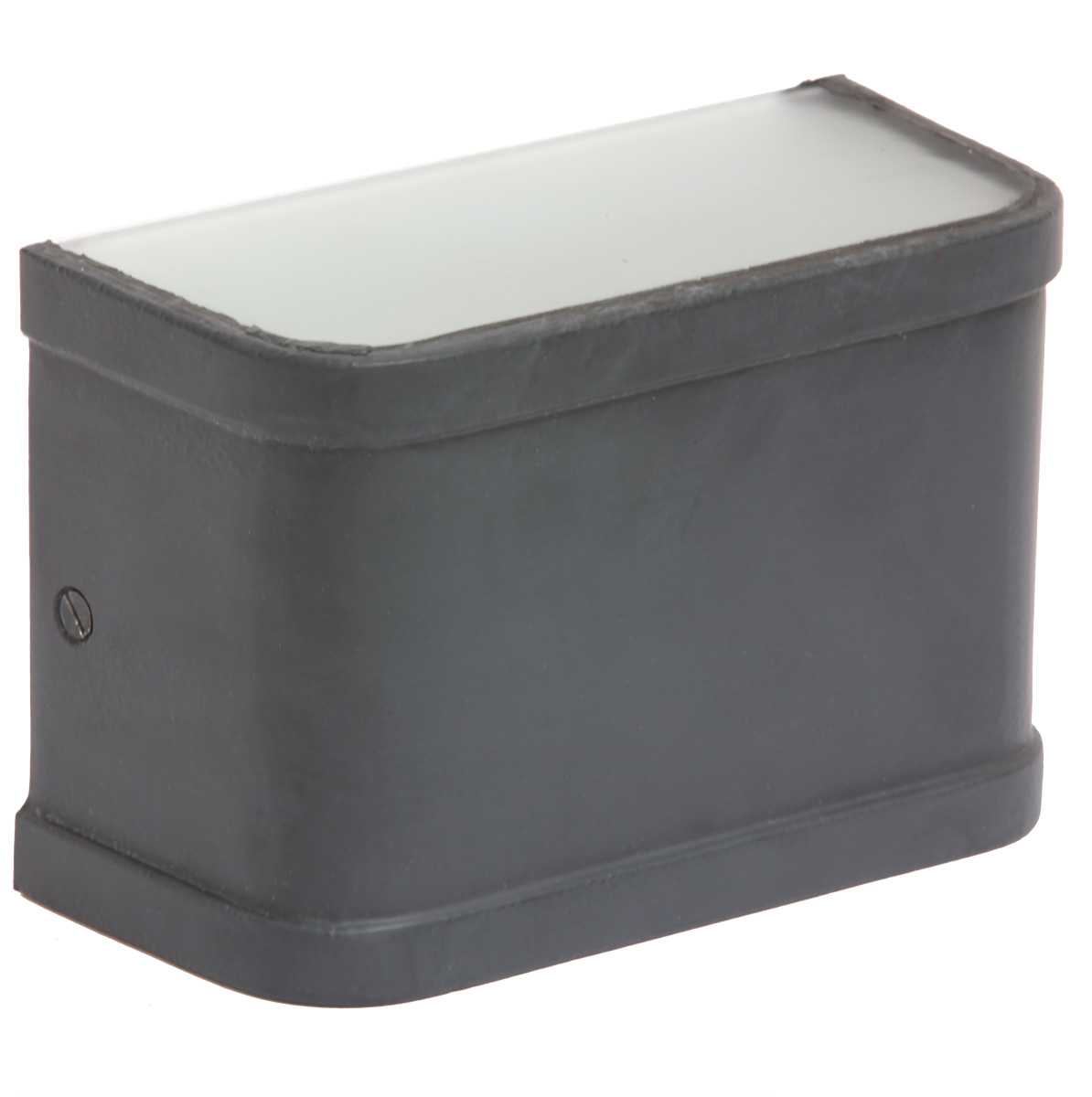 Small up-down wall light in rough aluminum cast iron casing Small up-down wall light in rough aluminum cast iron casing