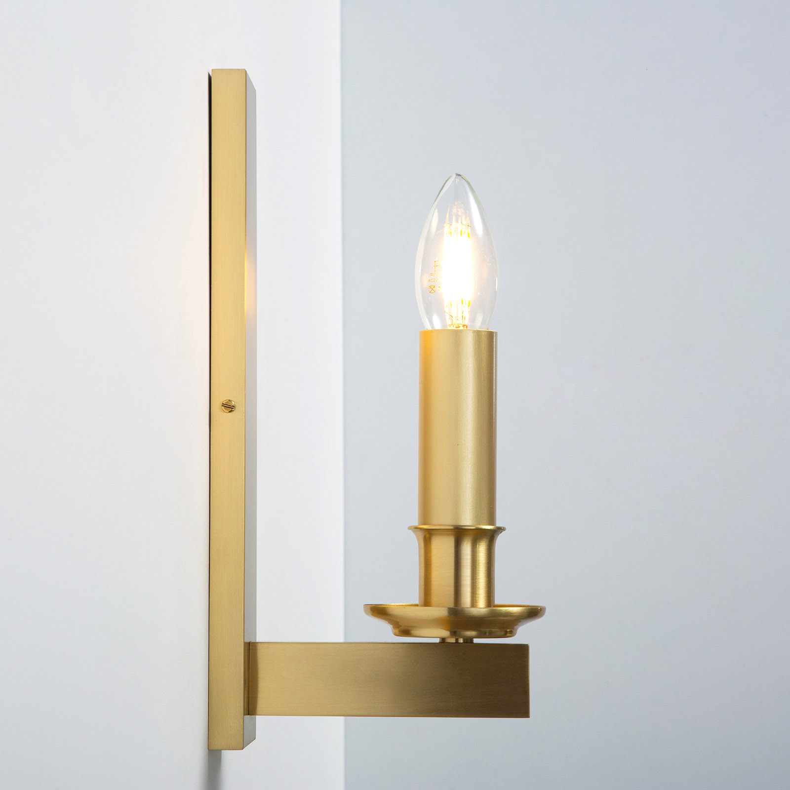 Candle Sconce Made of Solid Brass, Fig. 10 Candle Sconce Made of Solid Brass, Fig. 10