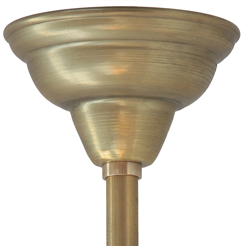 Fig. 8: Der Baldachin, Messing natur "Luzette" Pendant Light of Early German Industrial Style: Der Baldachin, Messing natur