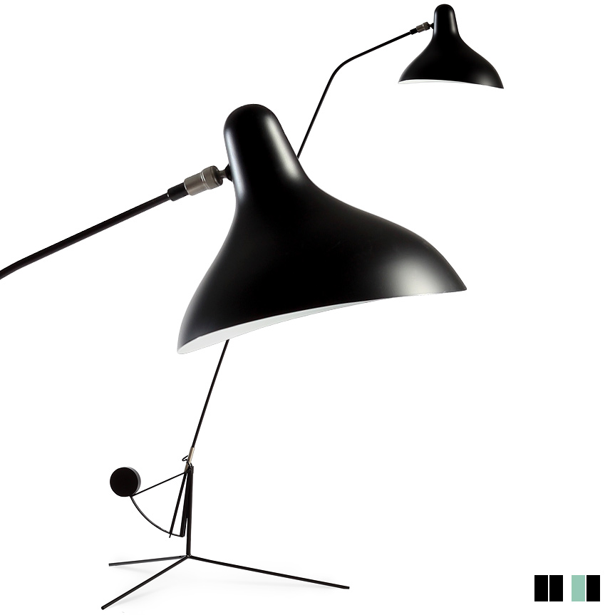 MANTIS Floor lamp in the mid-century design of the 1950s