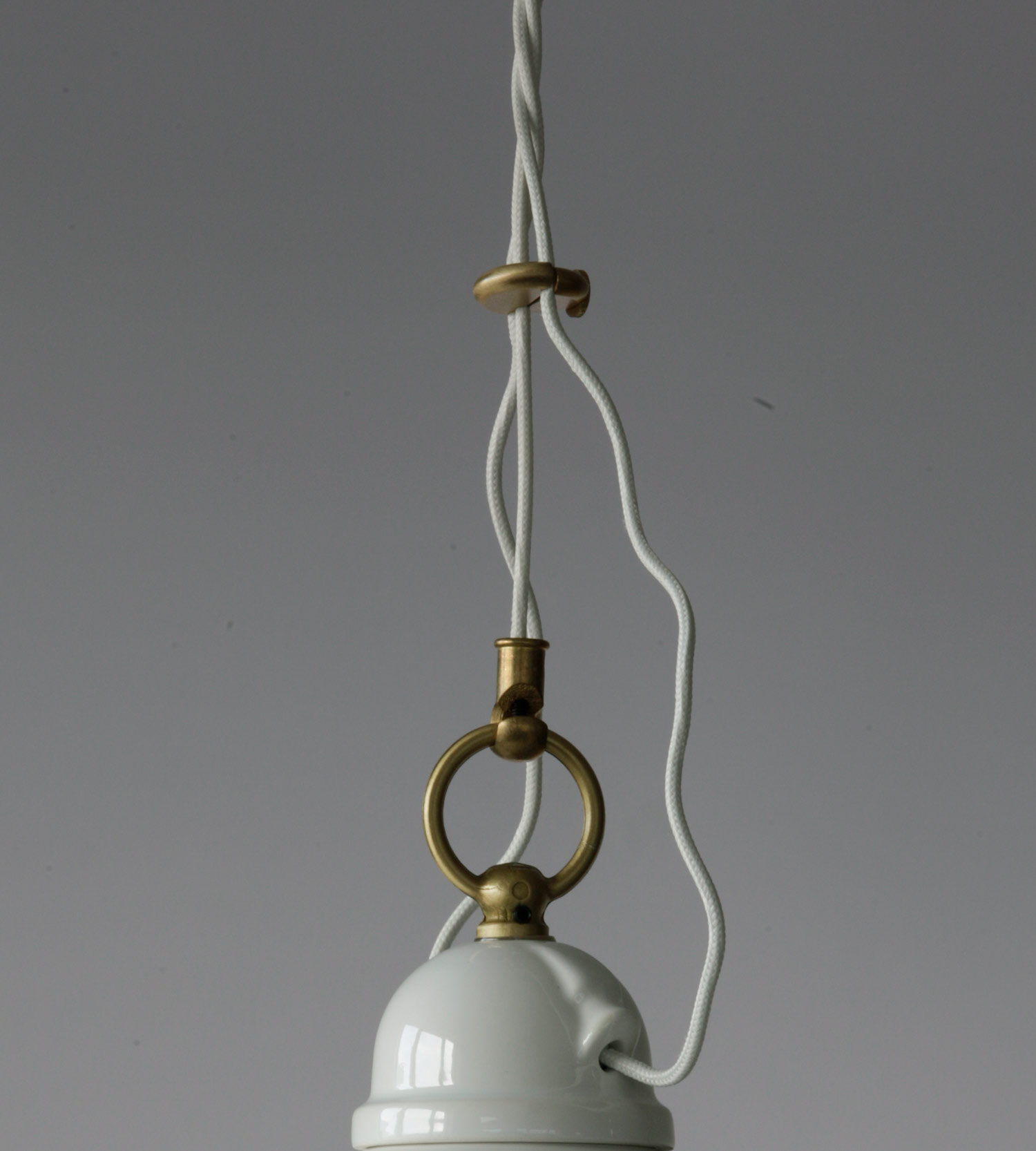 PIEGA Keramik-Pendelleuchte mit plissiertem 42 cm-Schirm, Bild 8