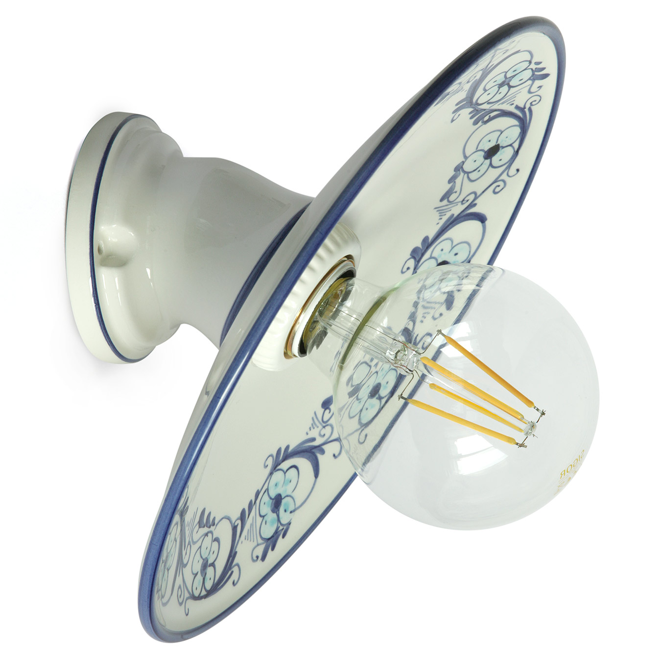 BILANCIA Ceramic wall light from Italy