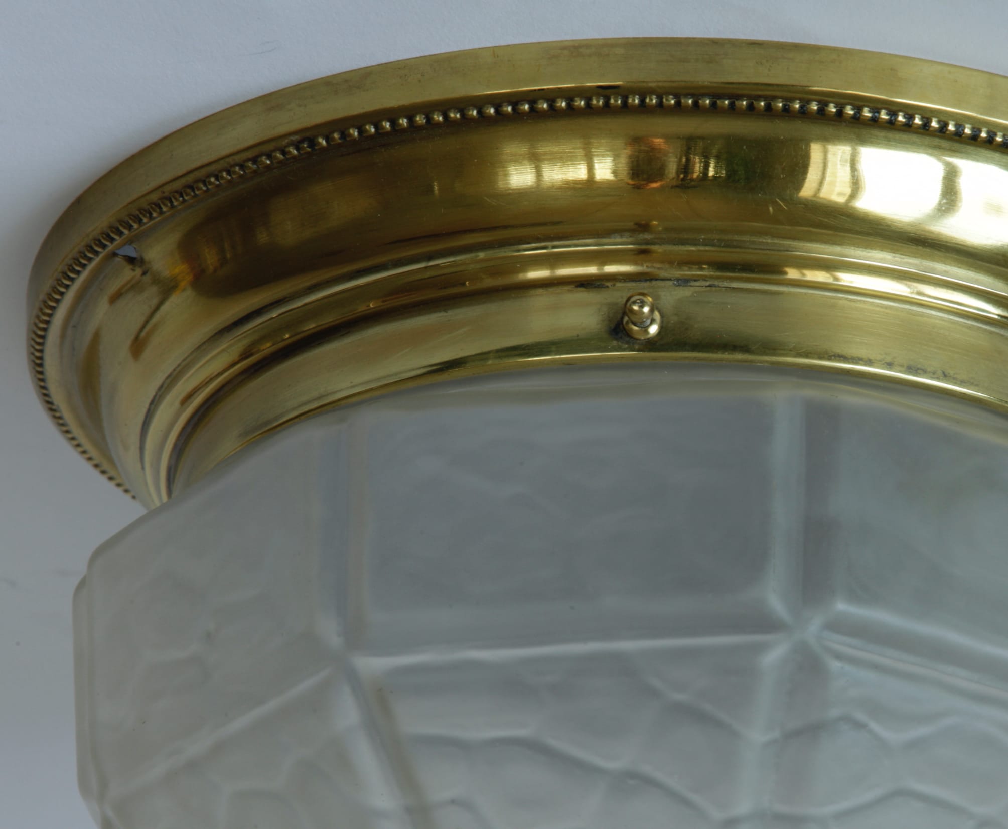 Antique brass ceiling lamp, ca. 1900, Fig. 2 Antique brass ceiling lamp, ca. 1900, Fig. 2