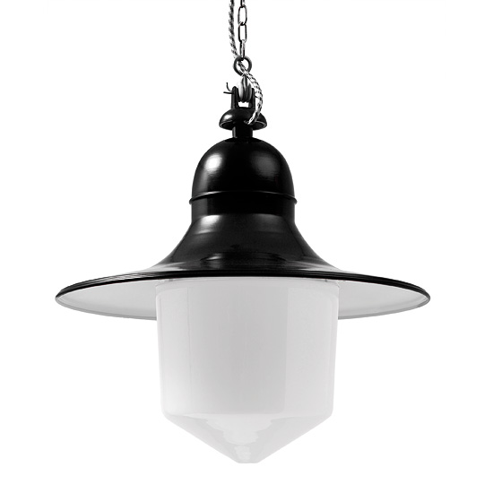 SIEGEN Industrial suspended luminaire with pointed cylinder