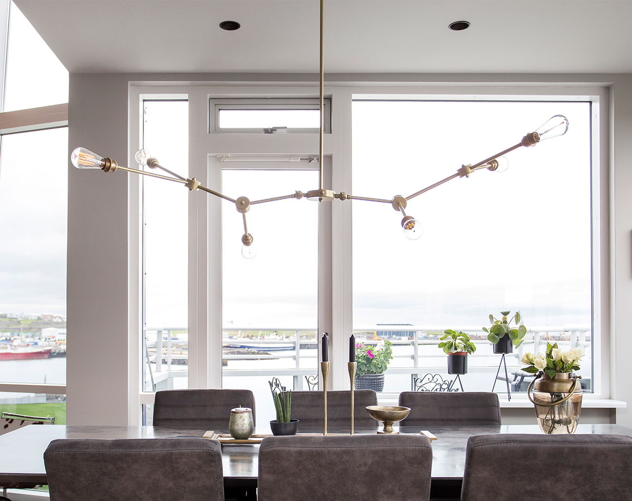 Verzweigter Gelenk-Deckenleuchter mit 6 Fassungen, Bild 9 Verzweigter Gelenk-Deckenleuchter mit 6 Fassungen, Bild 9