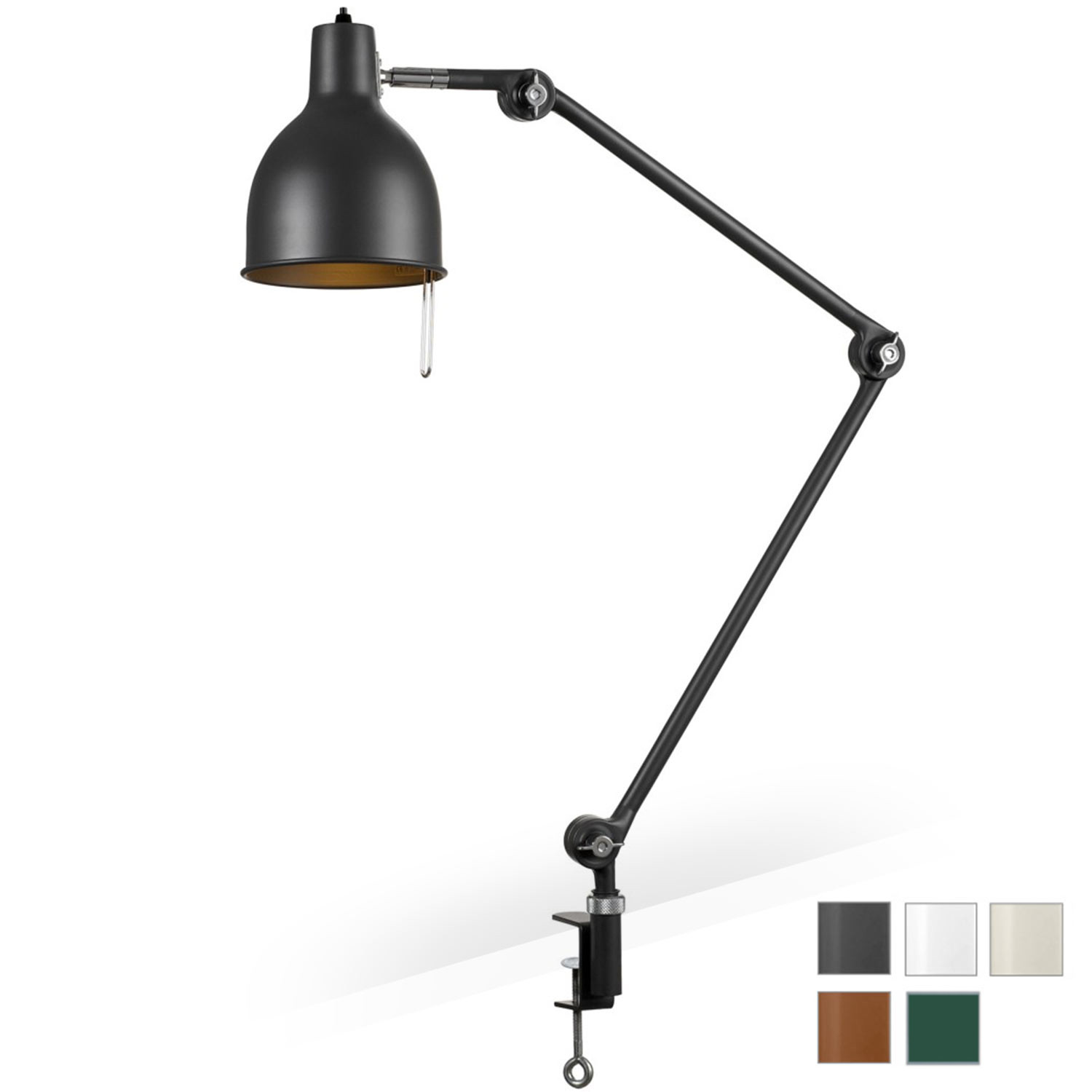 Robuste Klemm-Leuchte PJ65 aus Schweden Robuste Klemm-Leuchte PJ65 aus Schweden