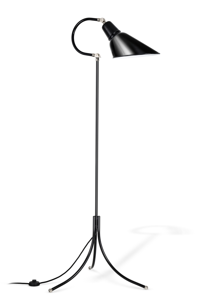 HAMBURG Elegante Stehlampe mit Dreibein-Gestell