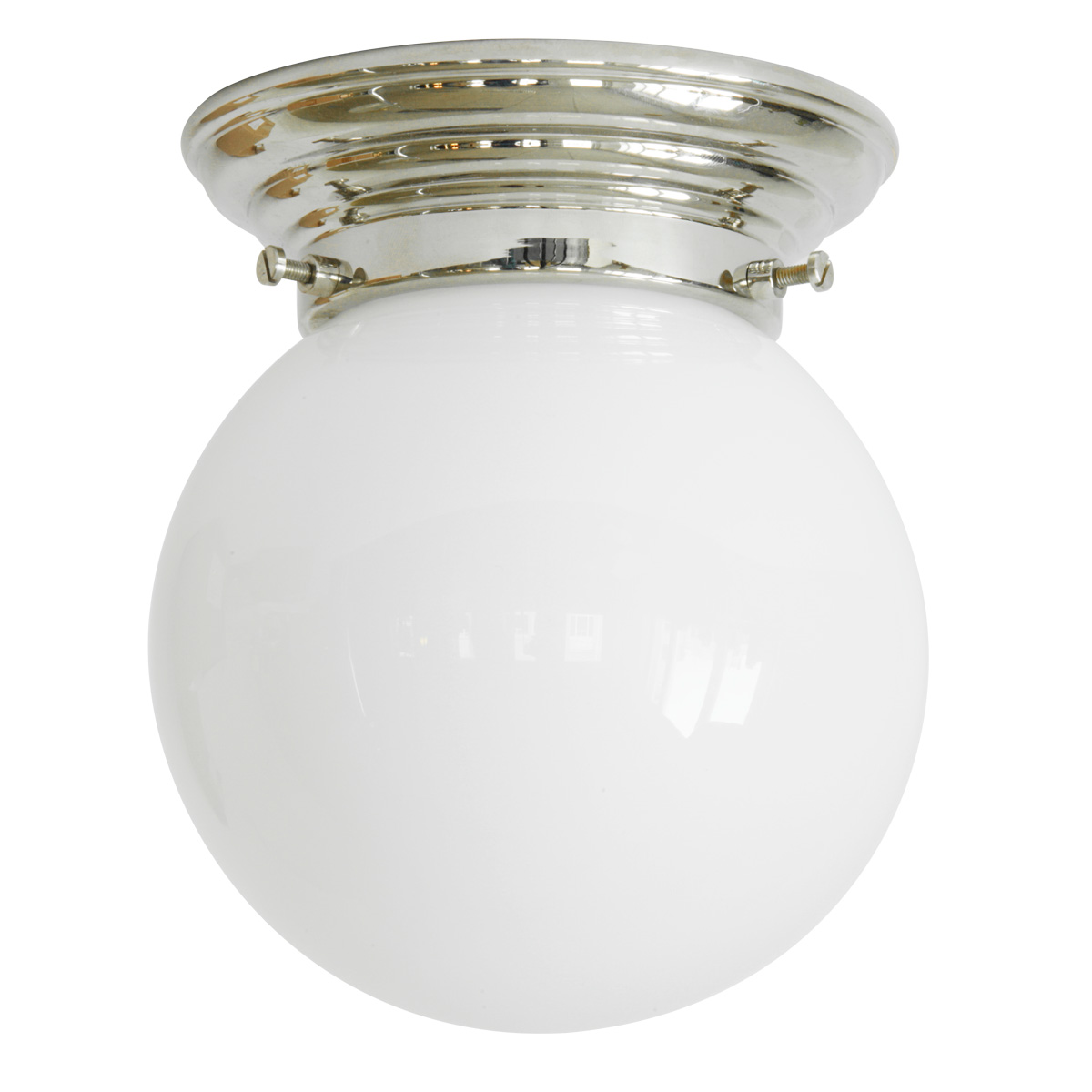 Garneck Opaler Glaskugel-Lampenschirm – 15 Cm Durchmesser, Weiß, Rund, Für Pendel- Und Deckenleuchten, Einfache Montage