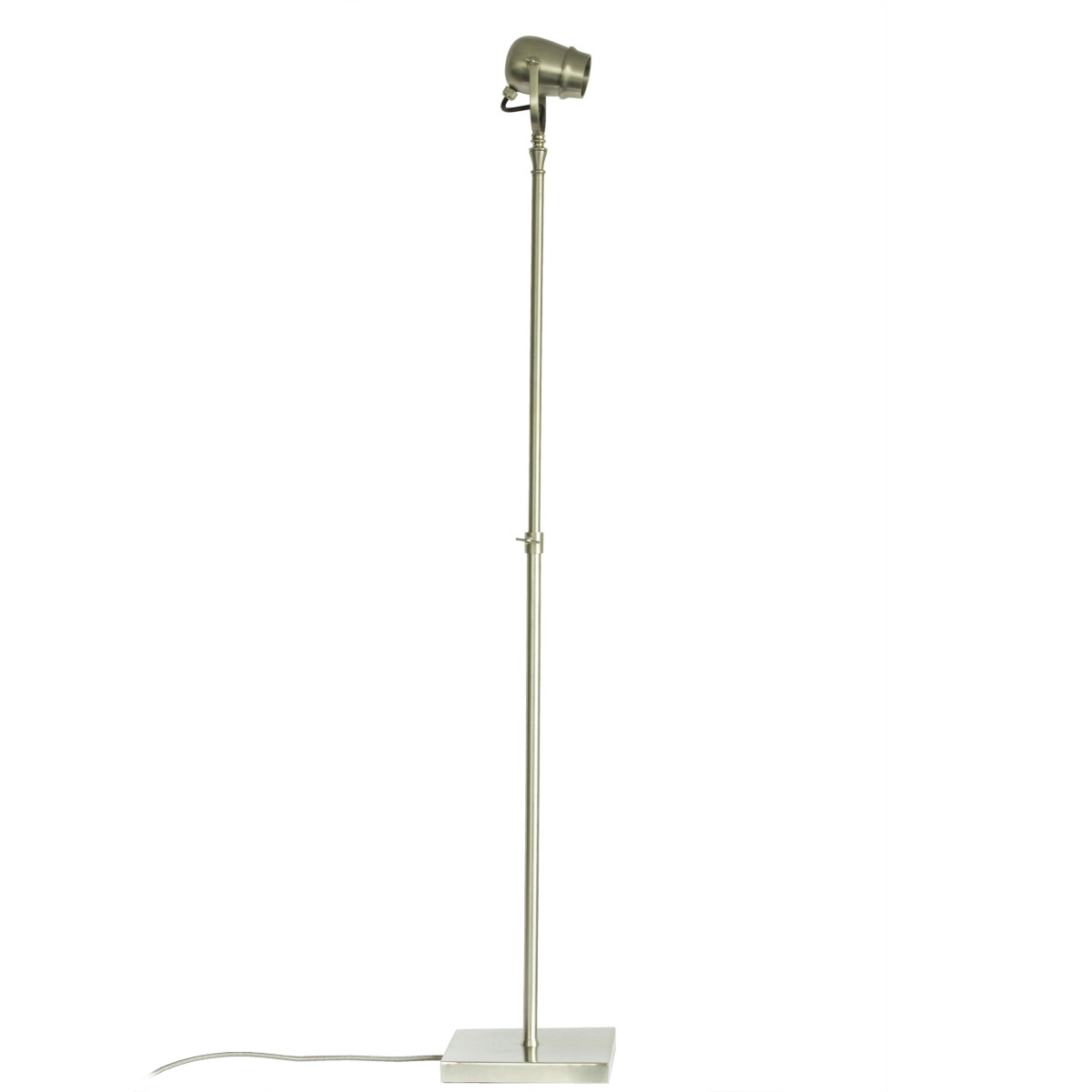 Bild 8: Stativ-Halogenstrahler MICRO-OH (Oberfläche Nickel satiniert) Außergewöhnliche Stehleuchte MICRO-OH Stativstrahler: Stativ-Halogenstrahler MICRO-OH (Oberfläche Nickel satiniert)
