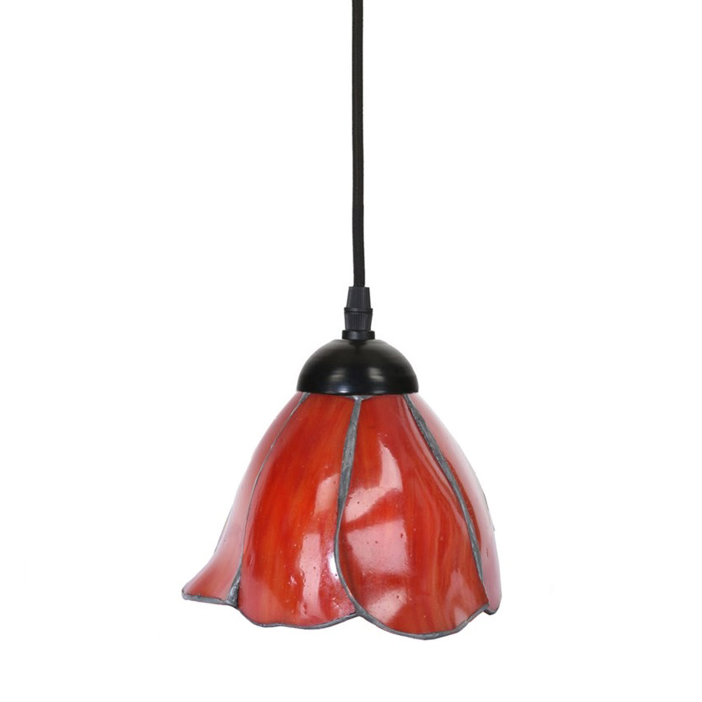 Intricate Glass Art Pendant Lamp "Poppy Blossom" Intricate Glass Art Pendant Lamp "Poppy Blossom"