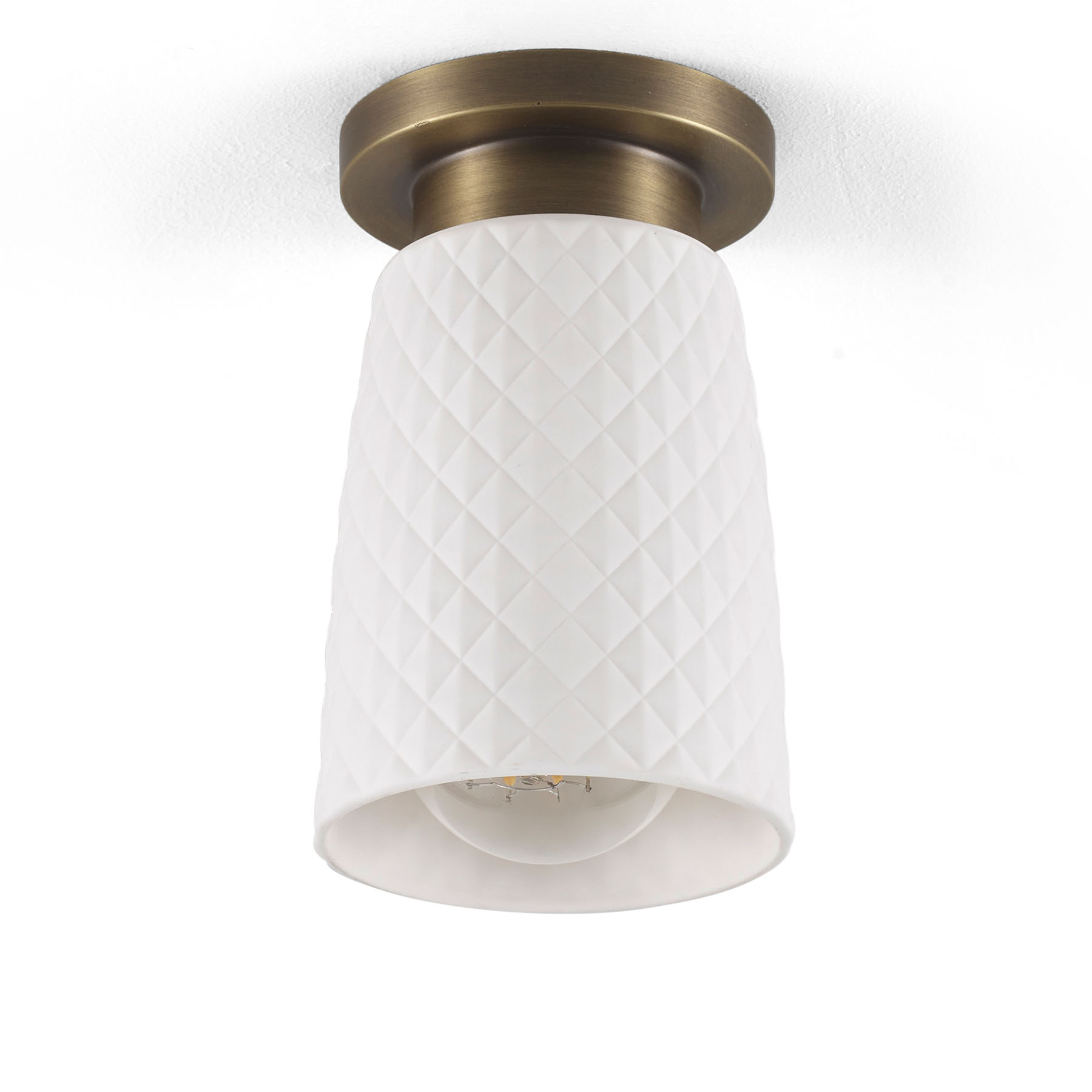 Ausgefallene Deckenleuchte mit Porzellanschirm OXFORD, Ø 9 cm Ausgefallene Deckenleuchte mit Porzellanschirm OXFORD, Ø 9 cm