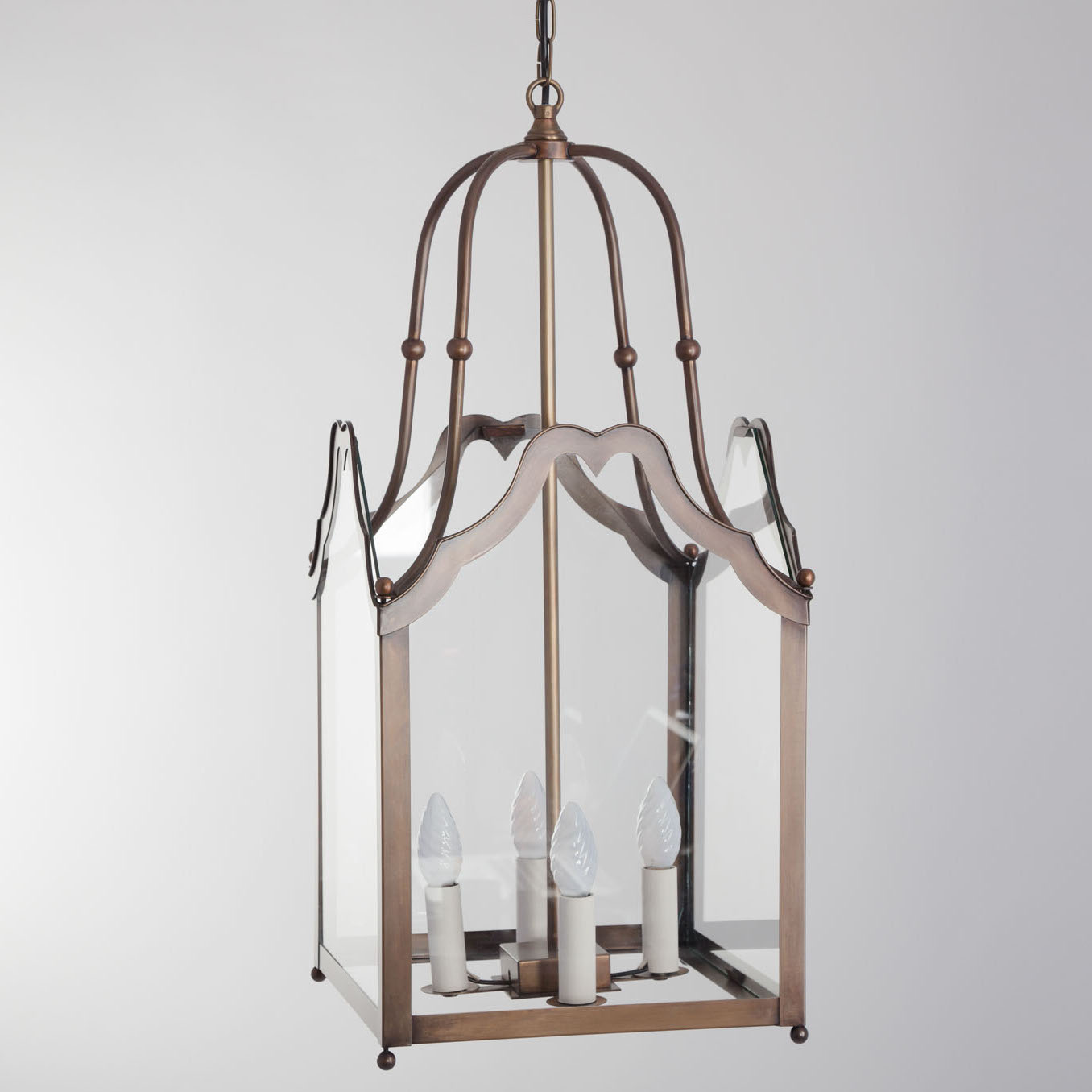 Sehr große Messing-Laterne aus Frankreich GRIGNAN Sehr große Messing-Laterne aus Frankreich GRIGNAN