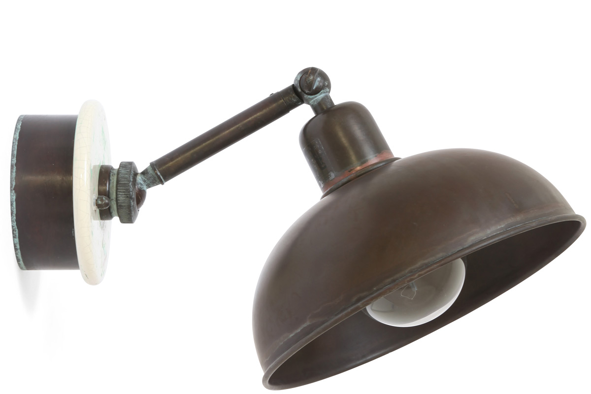 Hinged brass Italian wall lamp LAGAZUOI Hinged brass Italian wall lamp LAGAZUOI