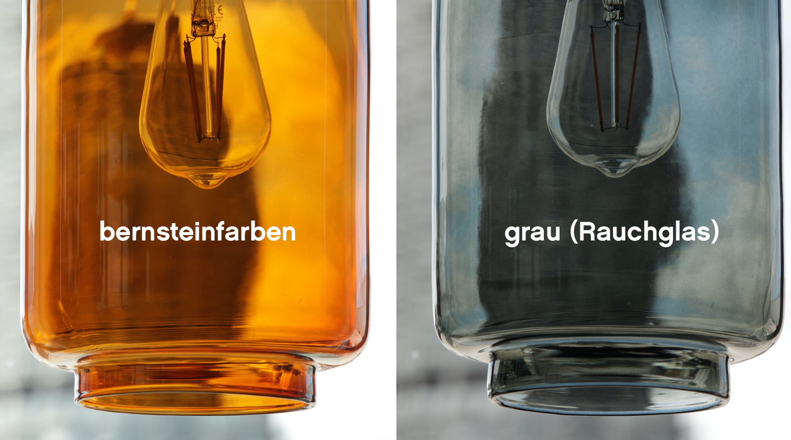 Schlanke Glas-Pendelleuchte in verschiedenen Glasfarben VISAY, Bild 9