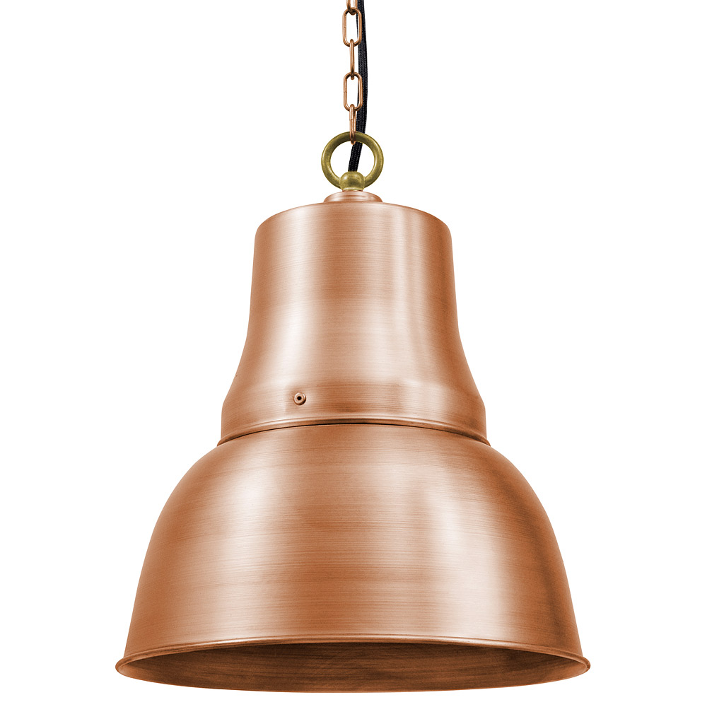DRESDEN Pendel-Fabrikleuchte aus Kupfer DRESDEN Pendel-Fabrikleuchte aus Kupfer