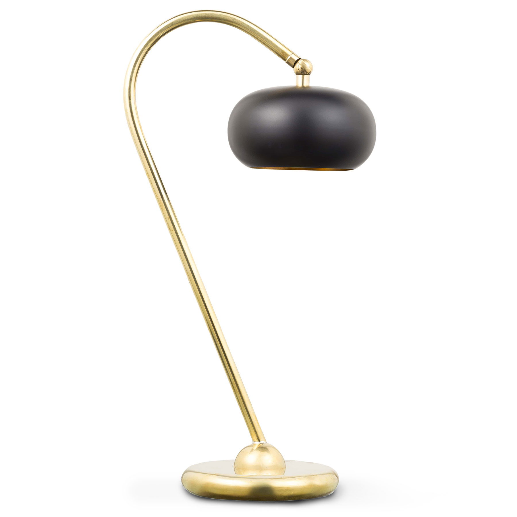 Small elegant 1950s style brass table light from Italy Small elegant 1950s style brass table light from Italy