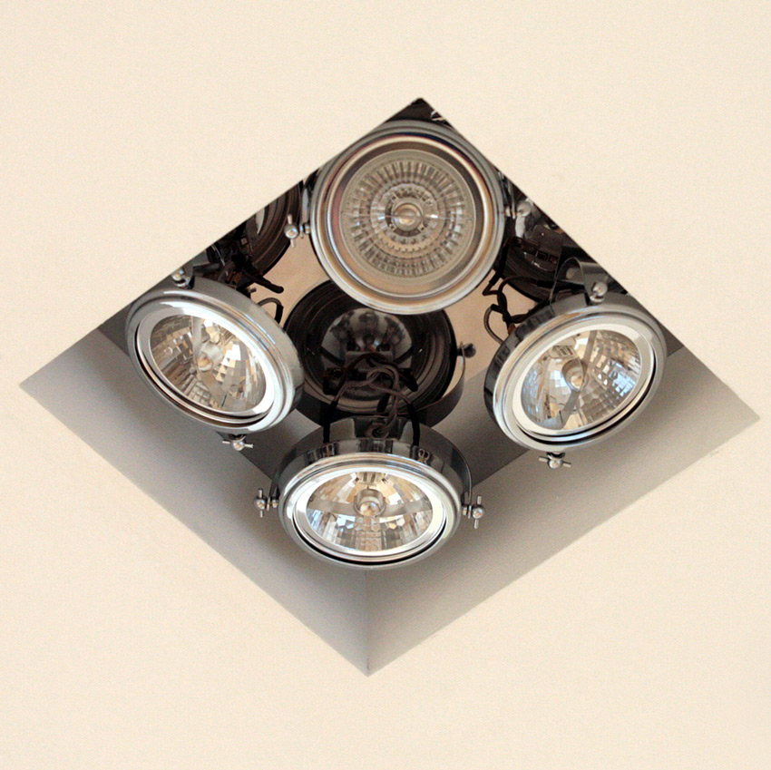 PHANTOM Ceiling recessed spotlight with character