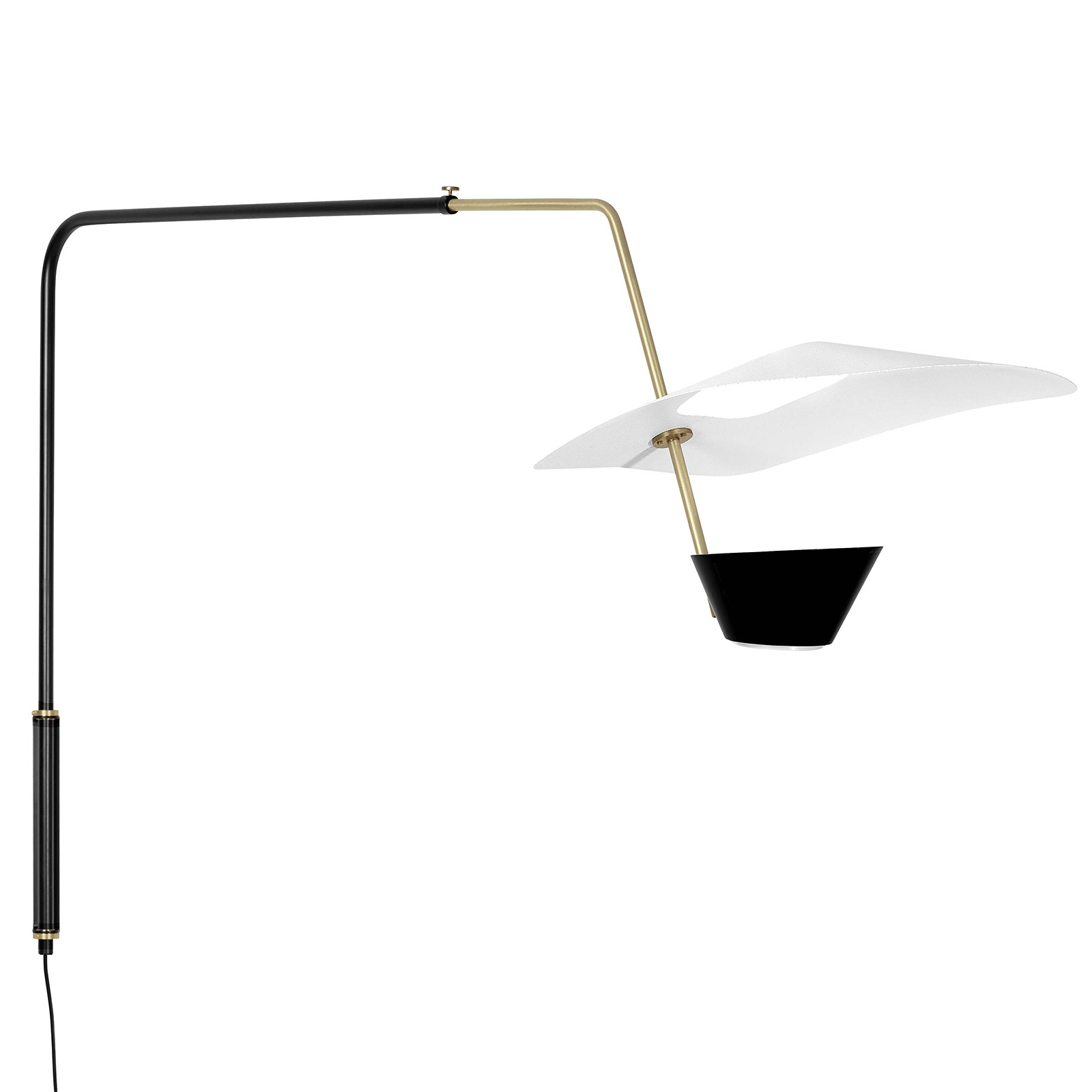 Einstellbare Reflektor-Wandleuchte G25 im Mid Century-Stil Einstellbare Reflektor-Wandleuchte G25 im Mid Century-Stil
