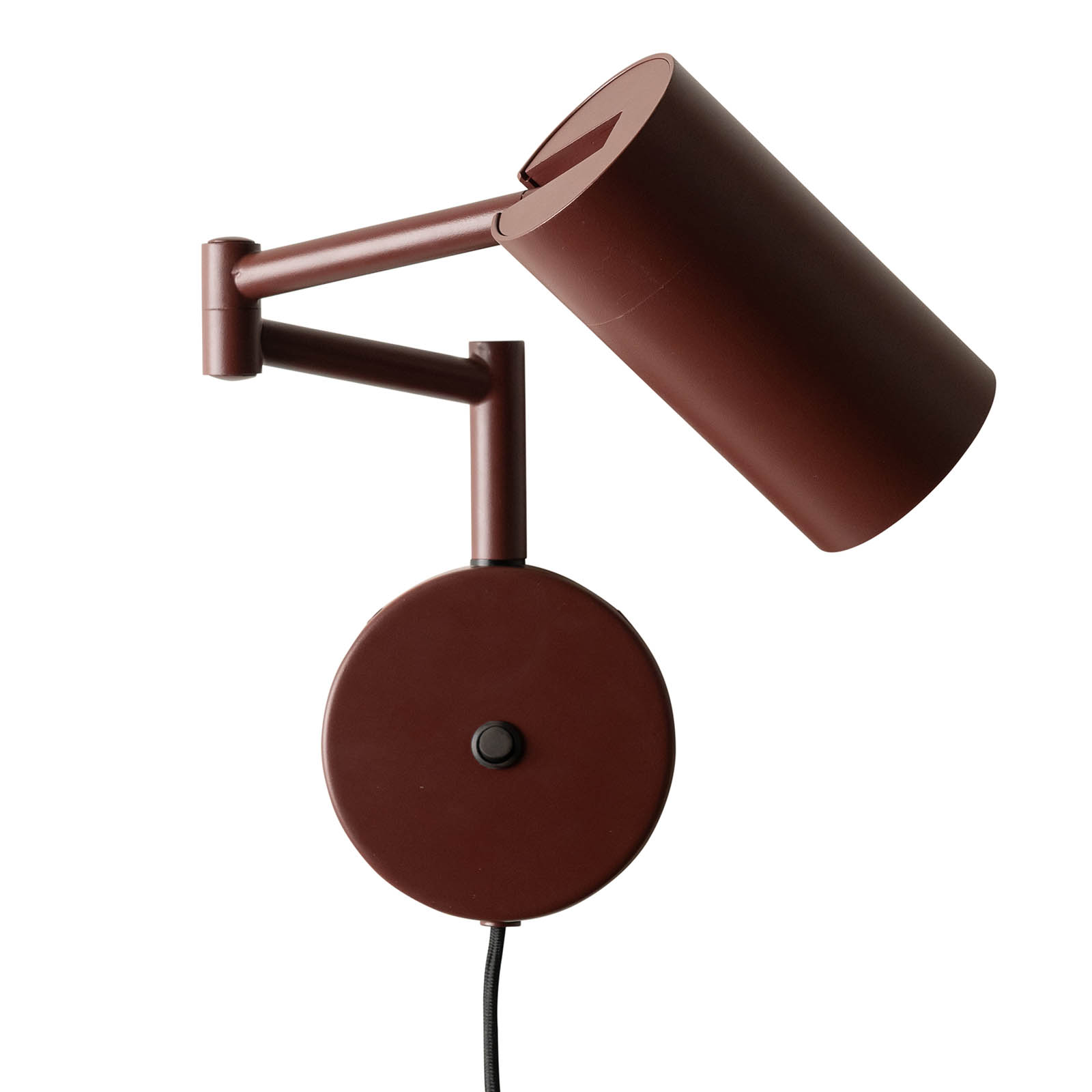 Verstellbare Strahler-Wandleuchte mit Schwenk-Gelenken