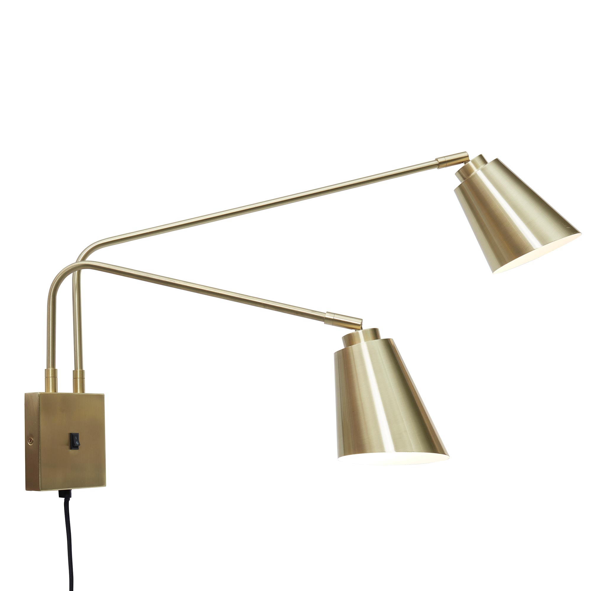 Doppel-Wandleuchte mit zwei schwenkbaren Ausleger-Armen BRE-W2, Bild 5 Doppel-Wandleuchte mit zwei schwenkbaren Ausleger-Armen BRE-W2, Bild 5