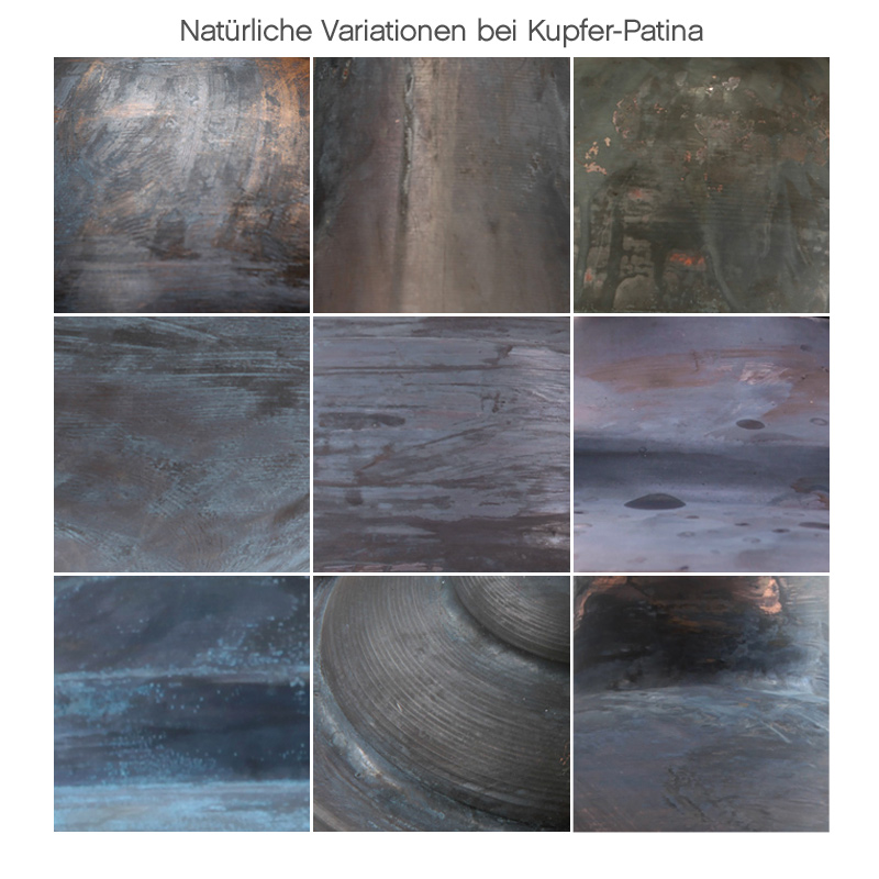 BERLIN Deckenleuchte Kupfer patiniert Ø 25-60 cm, Bild 5 BERLIN Deckenleuchte Kupfer patiniert Ø 25-60 cm, Bild 5