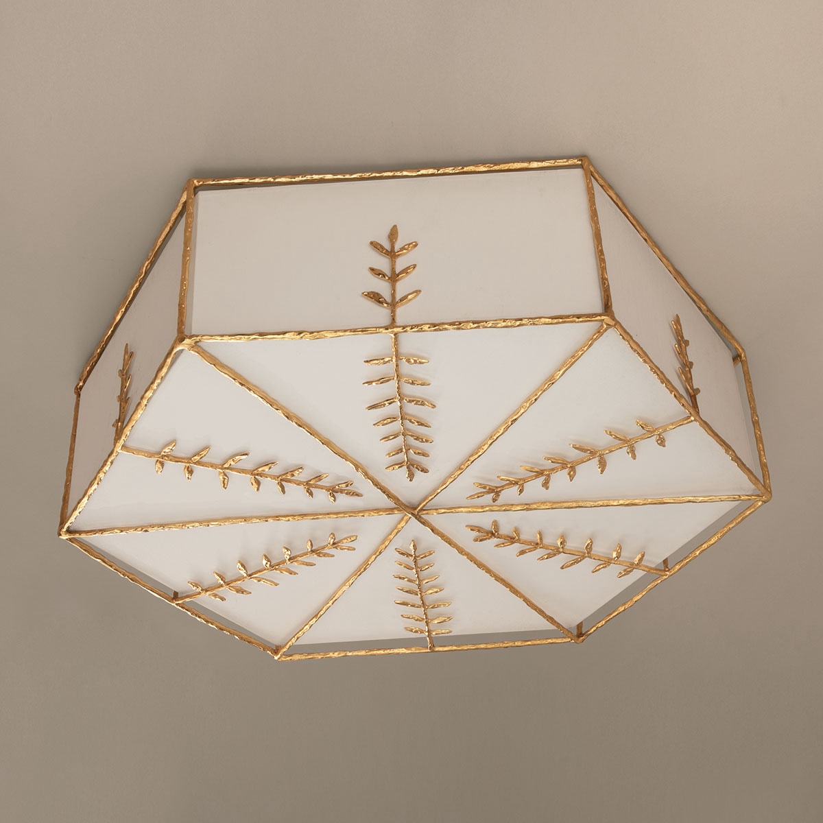 Große Bronze-Deckenleuchte mit Textilschirm GRANDE SOPHIA Große Bronze-Deckenleuchte mit Textilschirm GRANDE SOPHIA