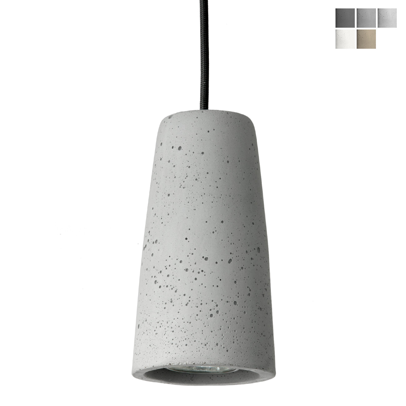 Kleine Strahler-Pendelleuchte aus Beton PHARO Kleine Strahler-Pendelleuchte aus Beton PHARO