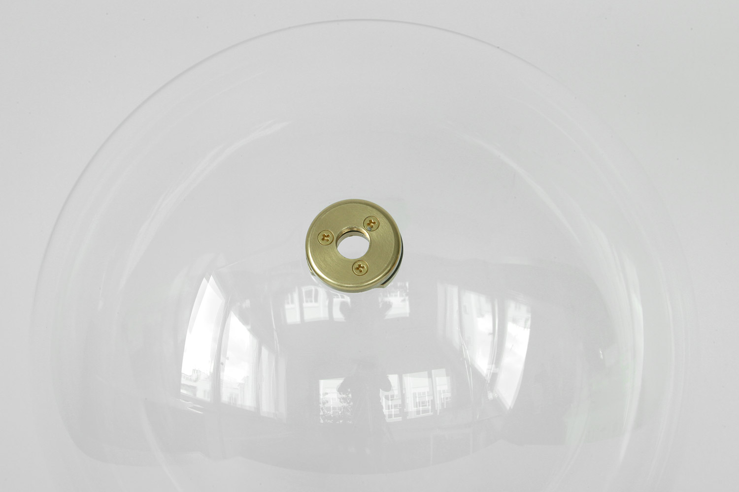 Kleine moderne Glaskugel-Hängeleuchte, Ø 15 cm, Bild 6