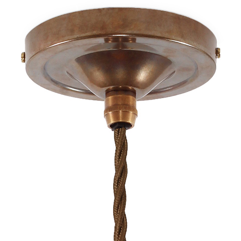 Industrie-Fassungsleuchte mit Schutzgitter in Bronze, Bild 8