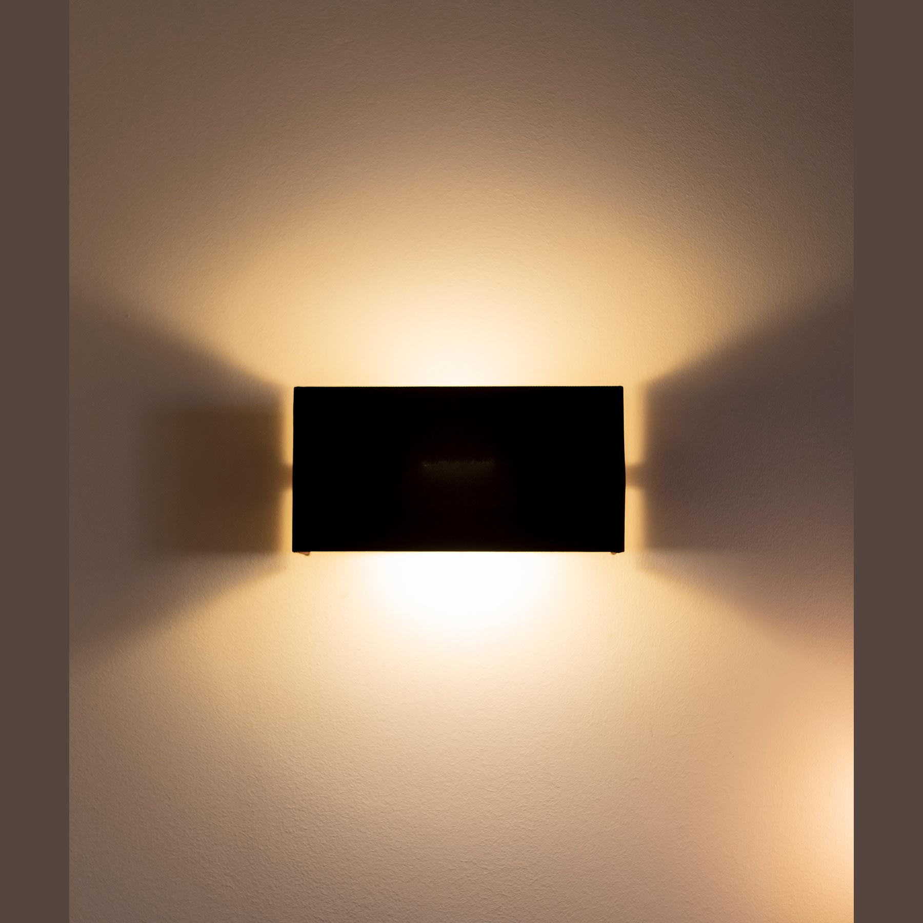 Rechteckiger Stoffschirm-Wandfluter SILK 30, Bild 4