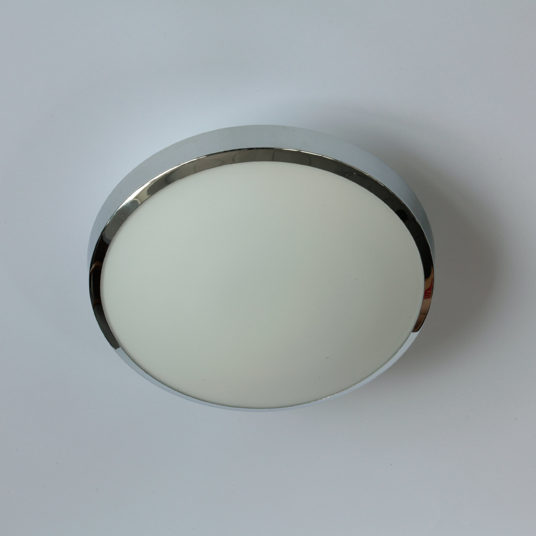Verchromte, runde Badezimmer-Deckenleuchte SHINE mit LED, IP44, Ø 28 cm, Bild 2