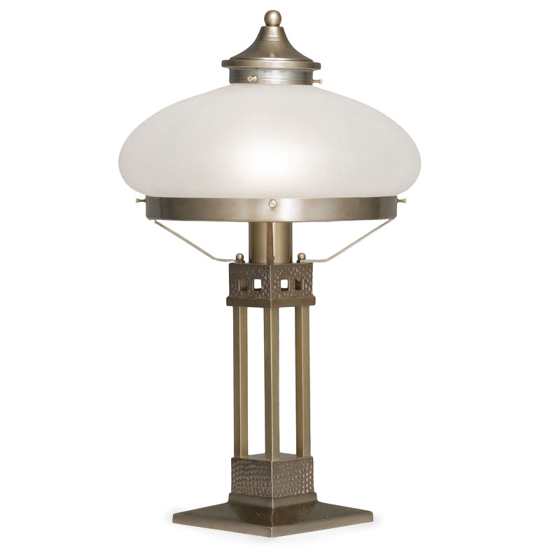 Impressive Art Nouveau Desk Table Light, 52 cm