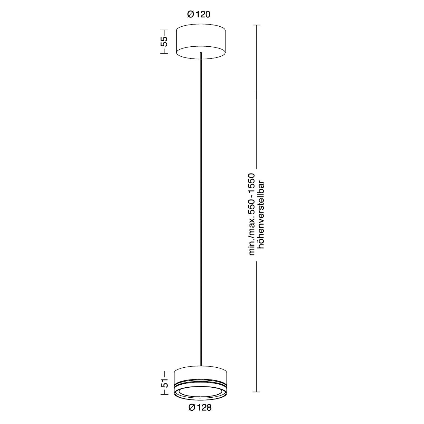 Modern Up/Down Pendant FAVOR with High-End LED Technology, Fig. 8 Modern Up/Down Pendant FAVOR with High-End LED Technology, Fig. 8