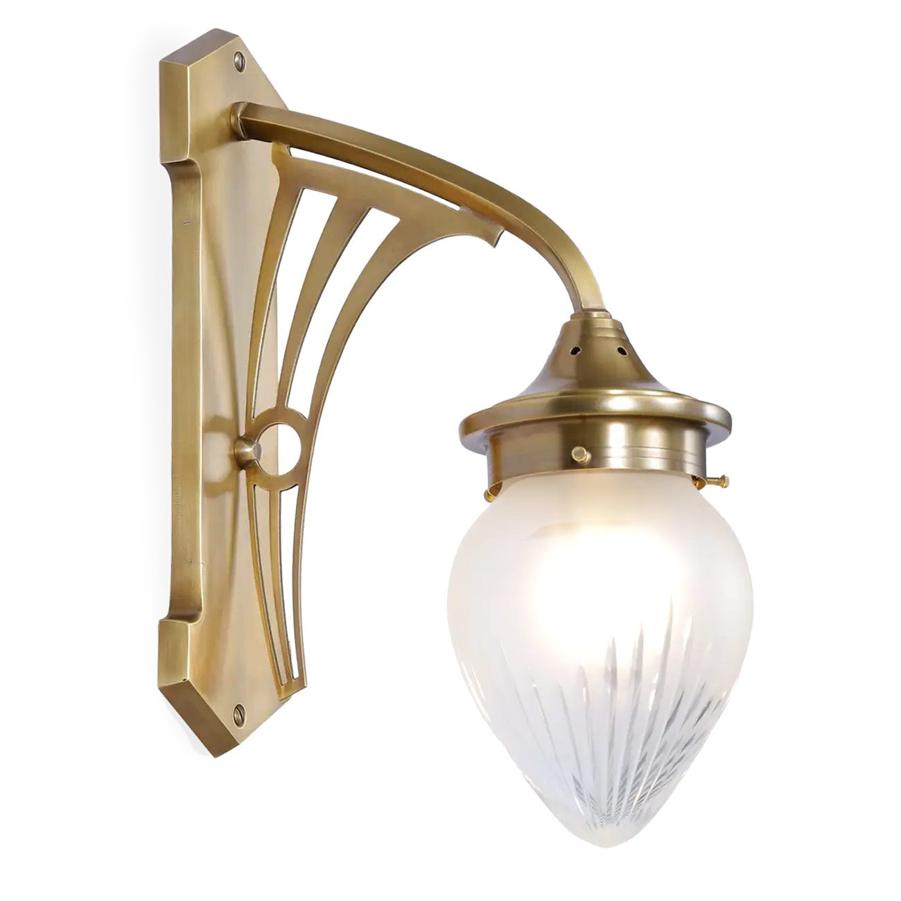 Elegante Jugendstil-Wandleuchte GENUA