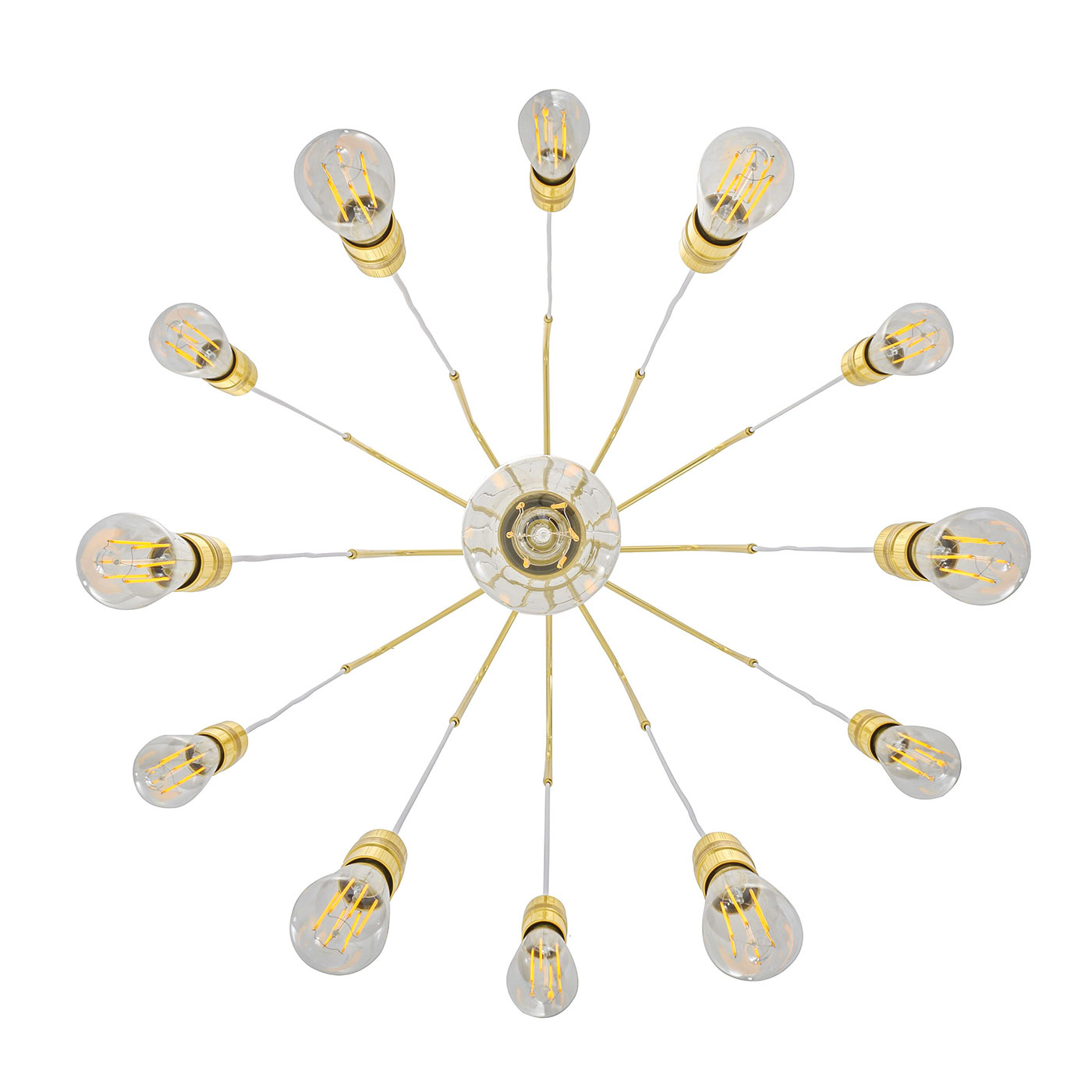 Dekorativer 13-armiger Leuchter mit hängenden Fassungen, Bild 10