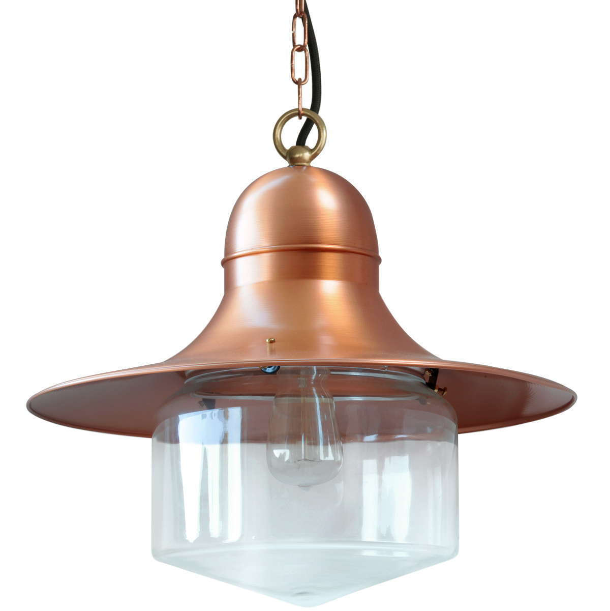 SIEGEN Industrie-Hängeleuchte Kupfer mit Breitzylinder SIEGEN Industrie-Hängeleuchte Kupfer mit Breitzylinder