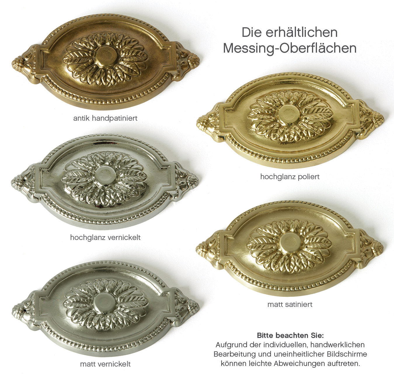 Klassische Messing-Bilderleuchte, barocke Ornamente, 34 cm, Bild 2
