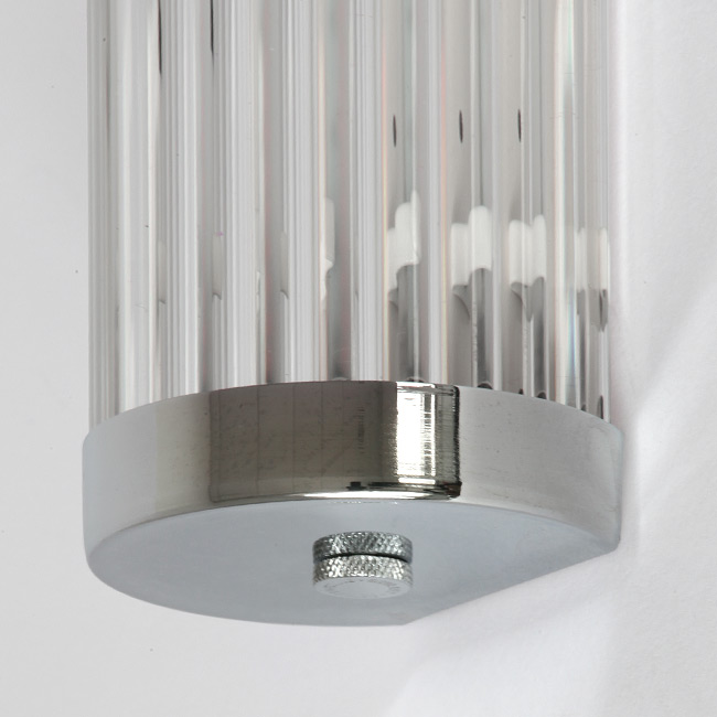 Filigrane Glasstäbchen-Wandleuchte nur 7 cm breit LED IP44, Bild 4