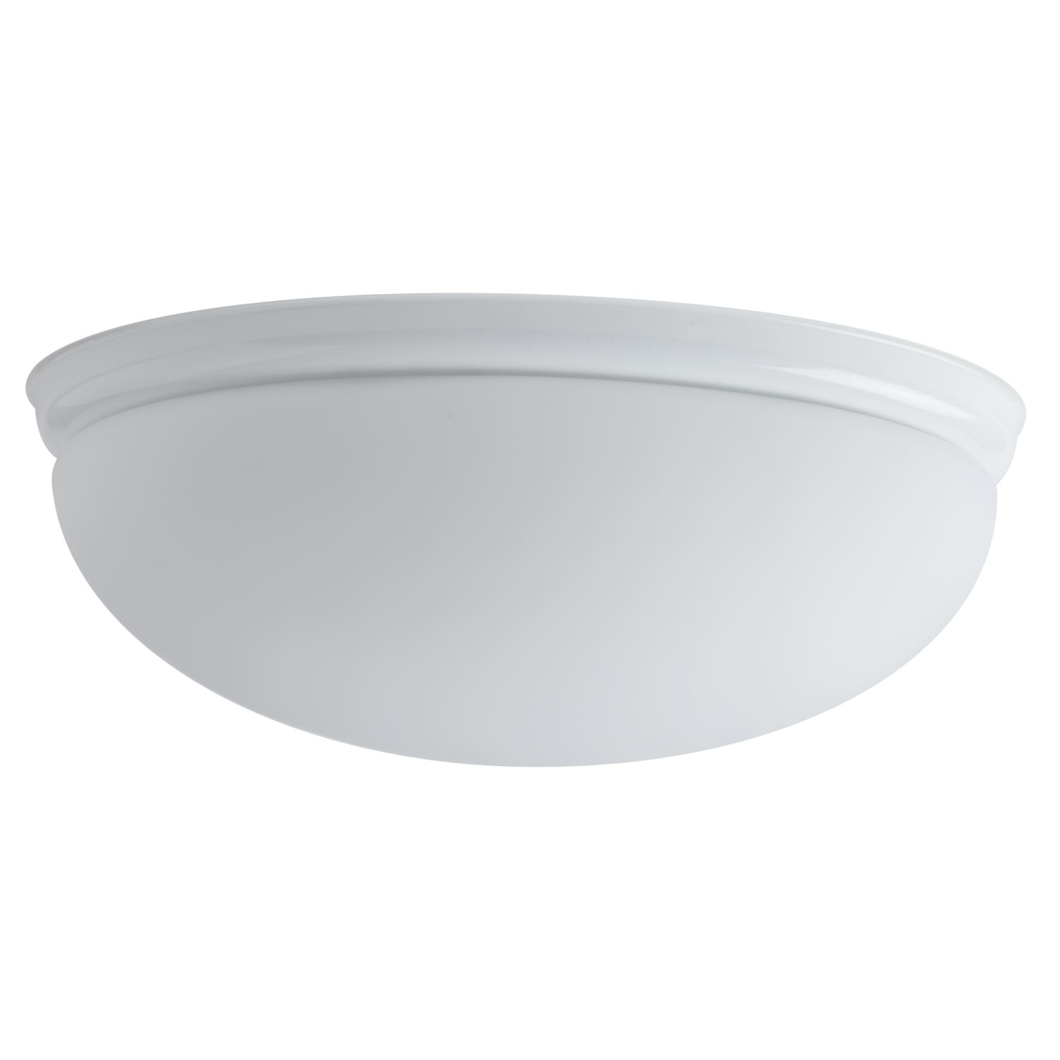 Bild 8: Größe L, Länge 37 cm, Zierblende weiß Ovale Glas-Deckenleuchte ALVA mit Zierblende: Größe L, Länge 37 cm, Zierblende weiß