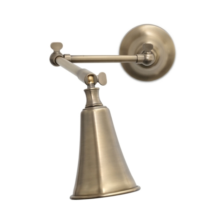 Small French Brass Adjustable Wall Light