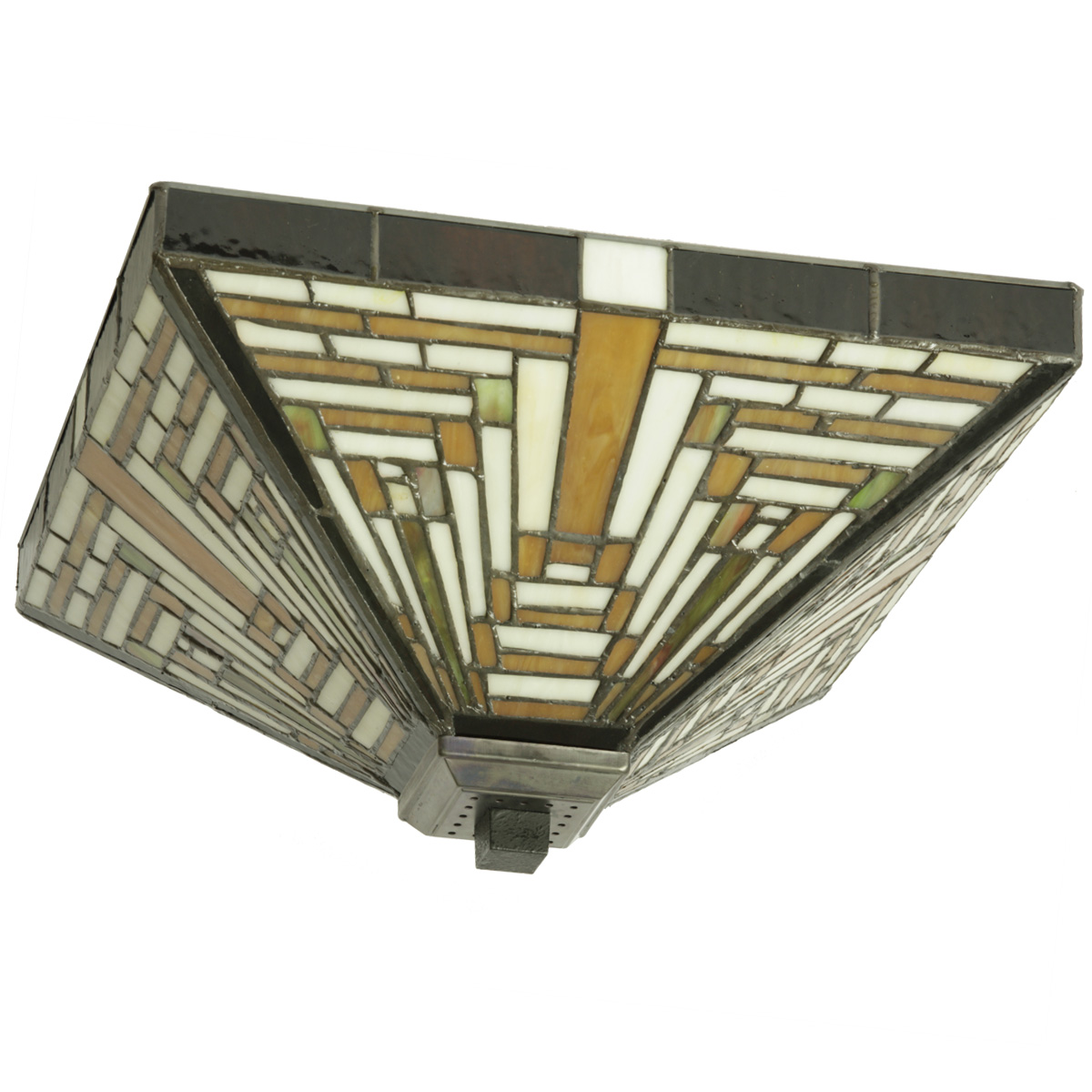 Buntglas-Deckenleuchte in Tiffany-Technik 36 cm Buntglas-Deckenleuchte in Tiffany-Technik 36 cm