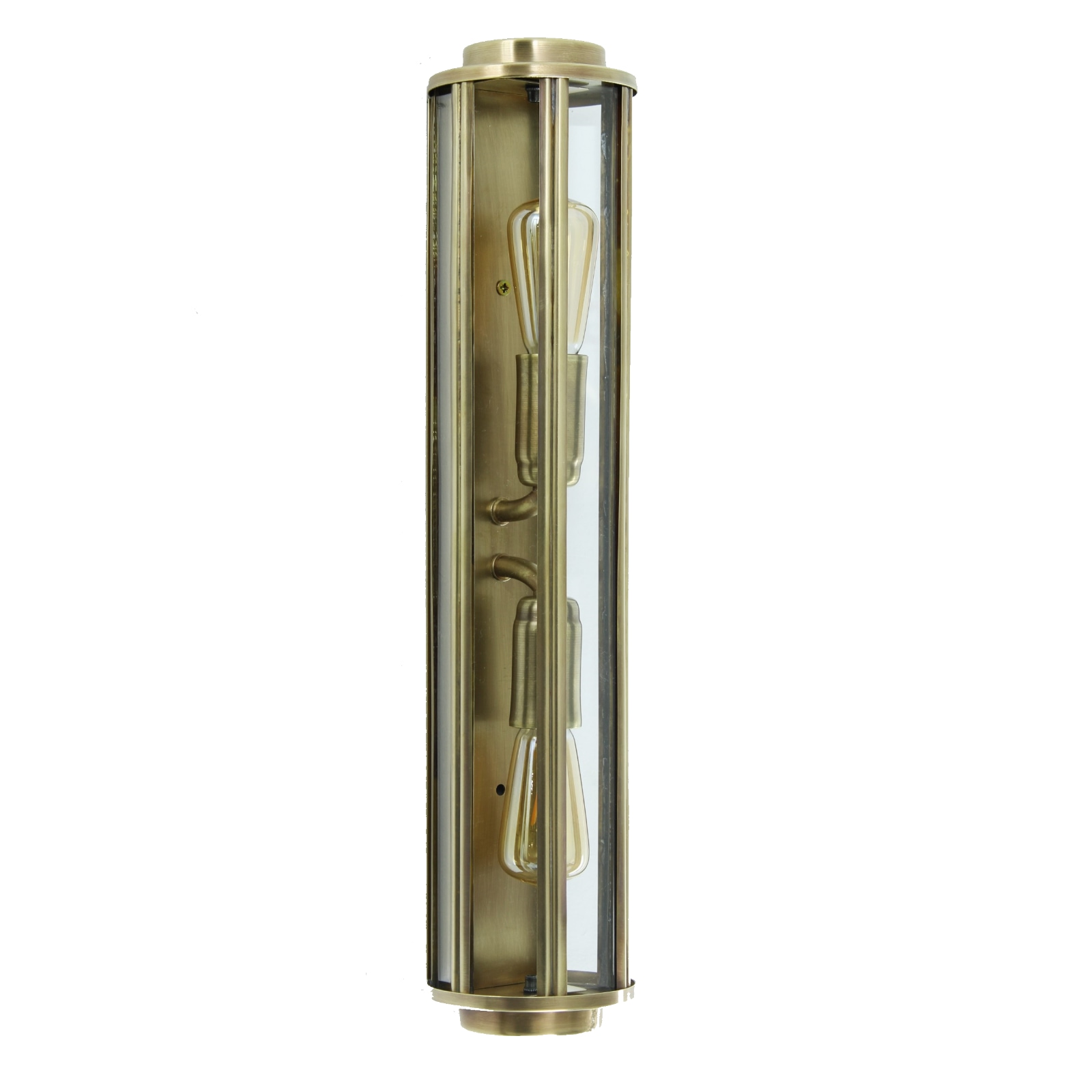 Slim Bathroom Pillar Wall Light Made of Brass, Fig. 3 Slim Bathroom Pillar Wall Light Made of Brass, Fig. 3