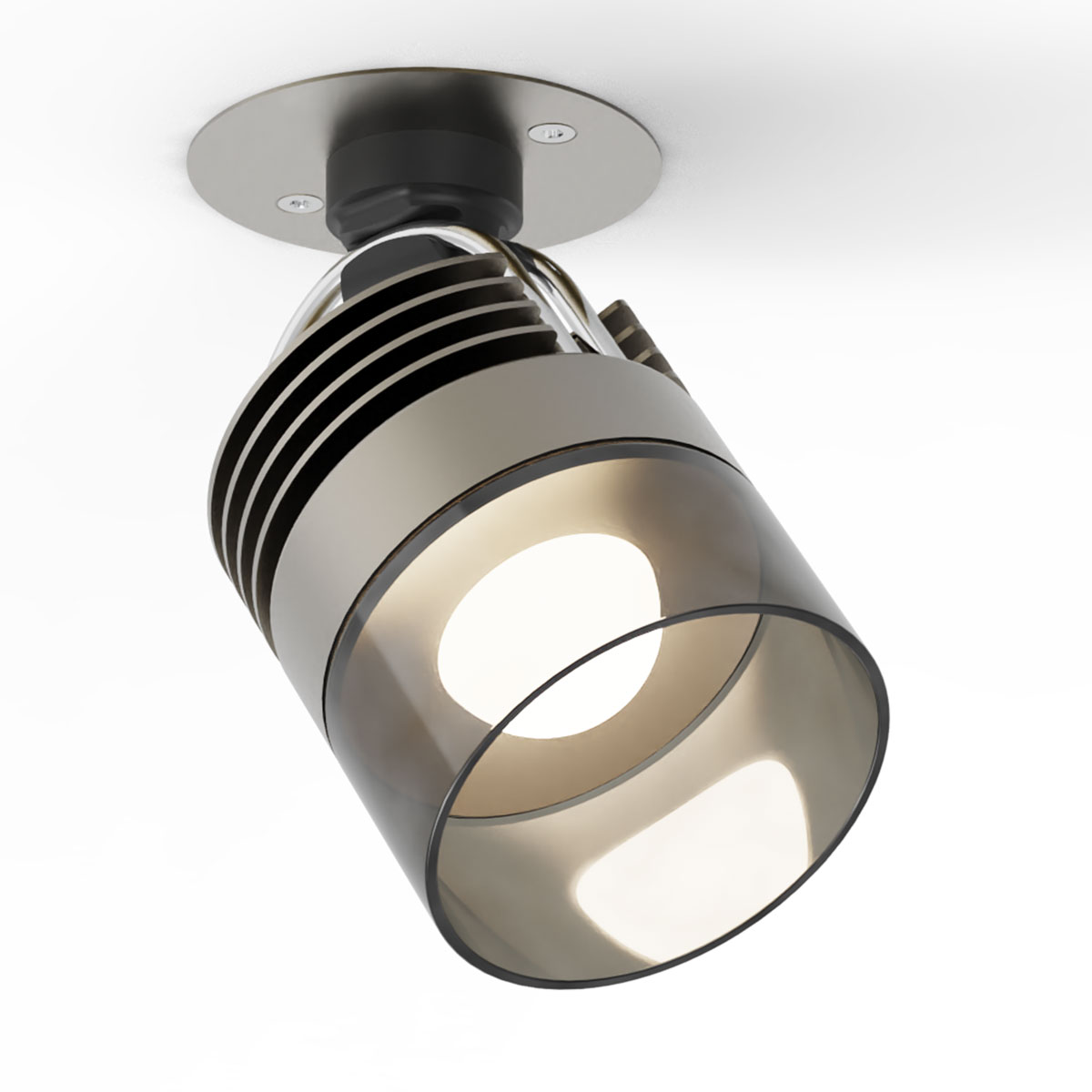 Bild 9: Bronze mit dunkel gefärbtem Rauchglas MOD Recessed Deckenspot – Modulares Strahlersystem: Bronze mit dunkel gefärbtem Rauchglas