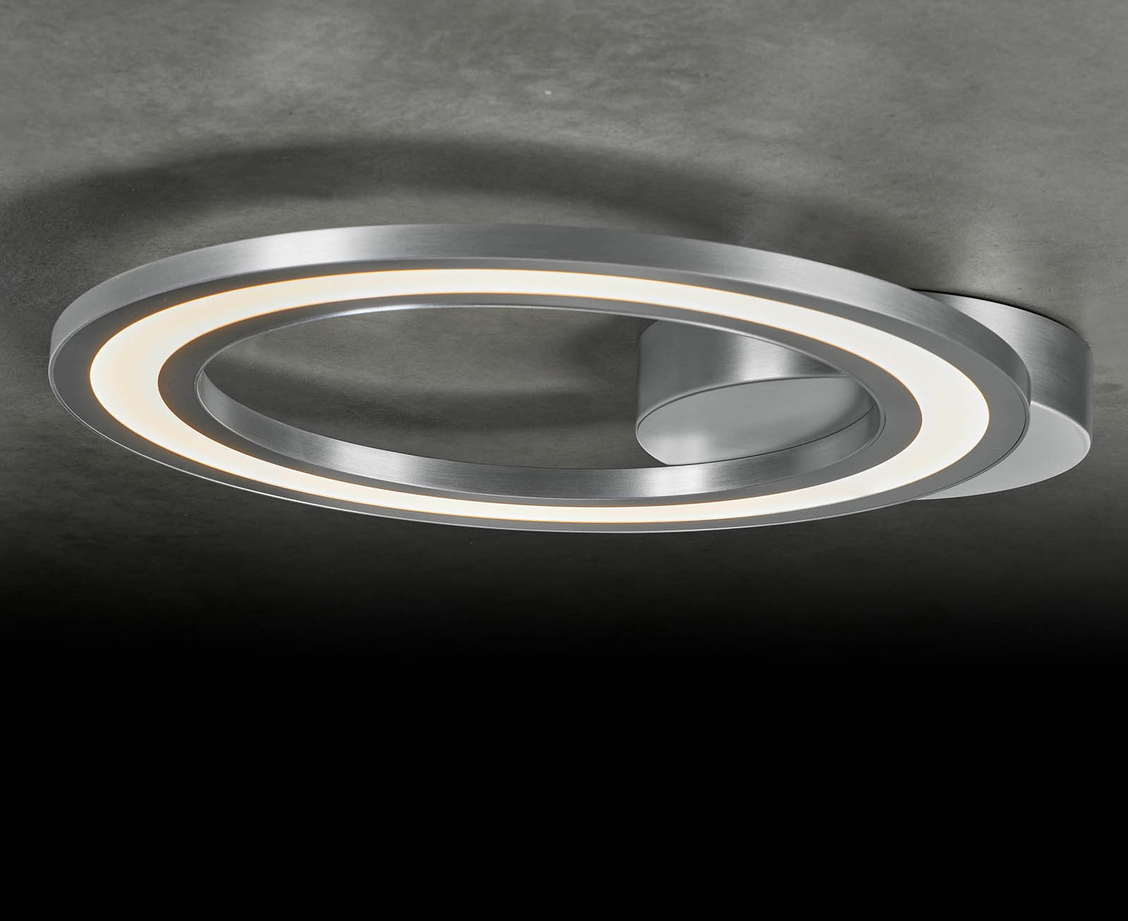 Powerful LED-Ring: Ceiling Light Fixture ORBIT with Ø 42 cm – Casa Lumi