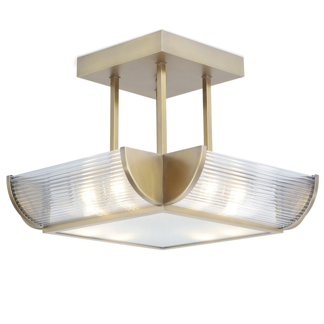 Representative Art Deco ceiling lamp in French style 62 cm