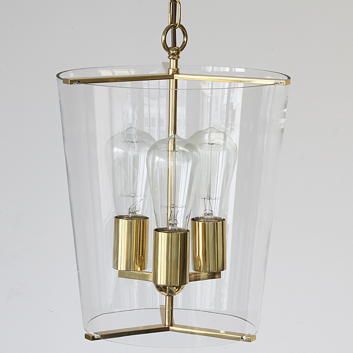 Exklusive, klassische Hängeleuchte mit Kristallglas-Zylinder, Bild 5